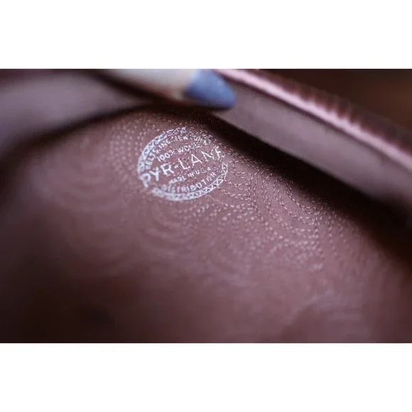 Vintage  Herzfeld's' Kansas City 100% Wool Brown beaded hat - Picture 9 of 10